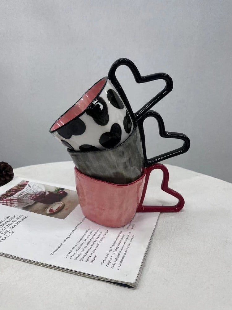Taza Corazón Wave con Asa Asimétrica 300 ml.